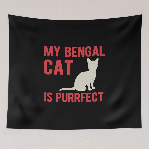 Item preview, Funny Bengal Cat designed and sold by artworkbyrihen.