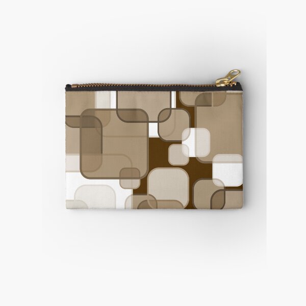 Item preview, Retro Square Bubbles - Beige and Brown designed and sold by Quooki.
