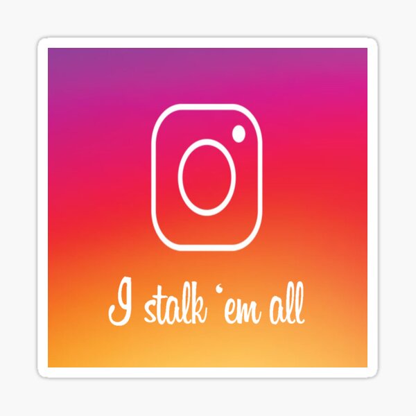 Istalkemall Sticker