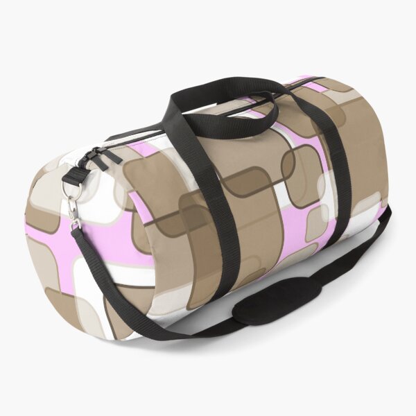 Item preview, Retro Square Bubbles - Beige and Pink designed and sold by Quooki.