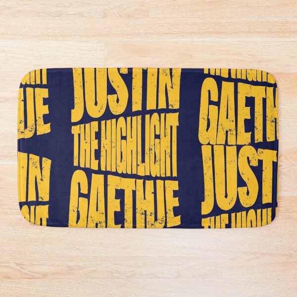 Item preview, Justin "The Highlight" Gaetjhe - Typography - Yellow designed and sold by Getting  Smashed Co.
