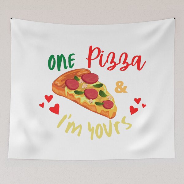 Item preview, Pizza is my valentine-Valentines quote about pizza designed and sold by eucagarland.