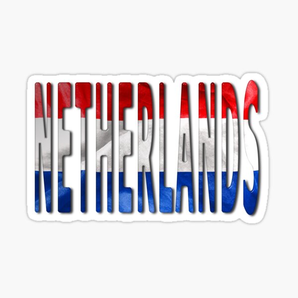 Item preview, Netherlands Word With Flag Texture designed and sold by MarkUK97.