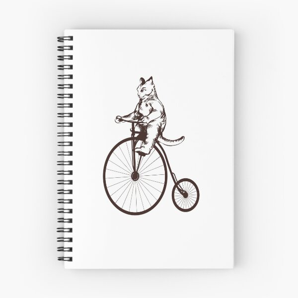 Item preview, Vintage cat penny farthing designed and sold by DerSenat.
