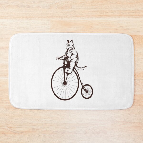 Item preview, Vintage cat penny farthing designed and sold by DerSenat.