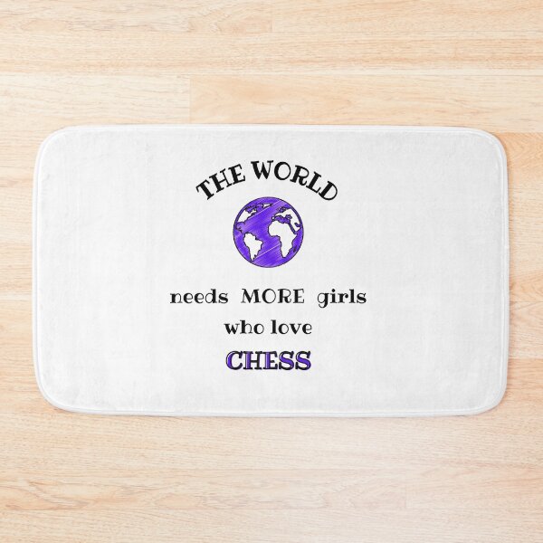 Item preview, The world needs more girls who love chess designed and sold by TheGreenGoat.