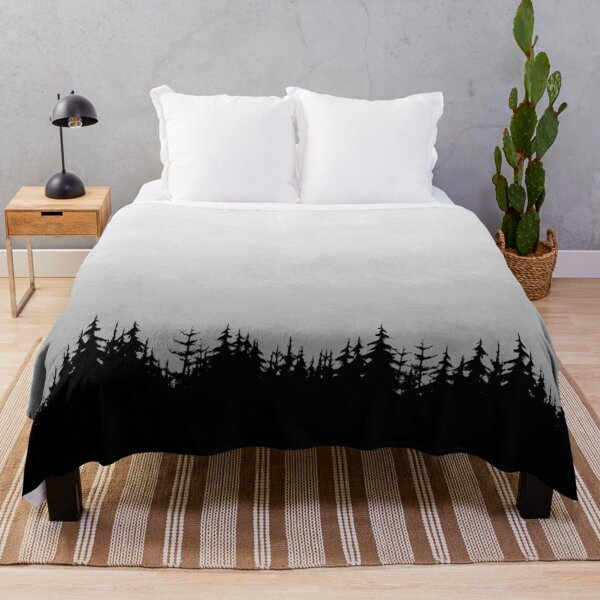 Item preview, Monochrome Treeline designed and sold by wintry-art.