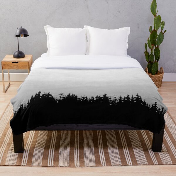 Item preview, Monochrome Treeline designed and sold by wintry-art.