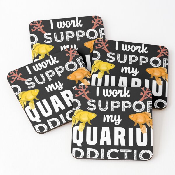 Item preview, I work to support my Aquarium Addiction designed and sold by sunrot7.