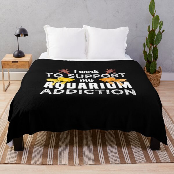 Item preview, I work to support my Aquarium Addiction designed and sold by sunrot7.