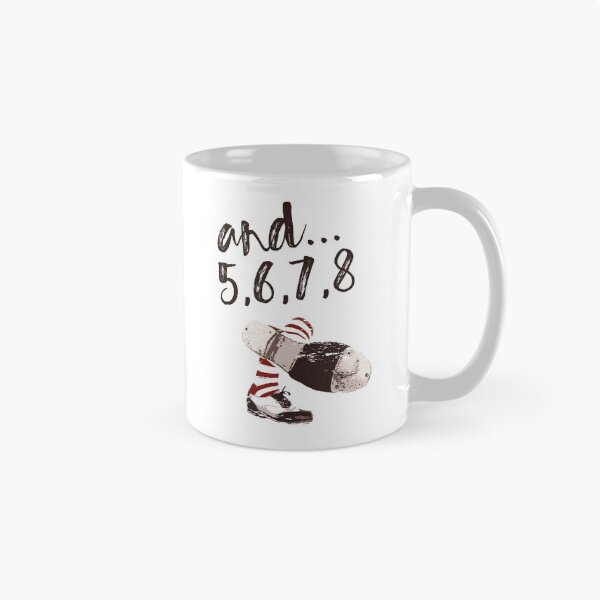 Item preview, and... 5, 6, 7, 8 Dance design in black typography with tap shoes, The best fun gift for any dancer! tap dance art, #tapdanceart, tap fam designed and sold by TAP-DANCE-ART.