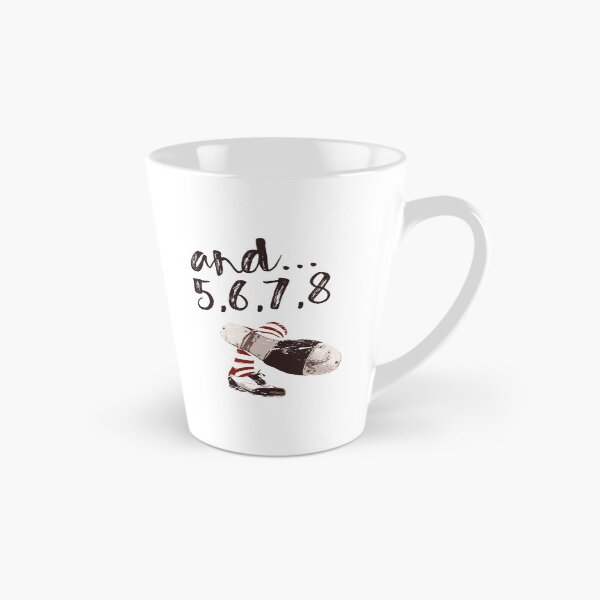 Item preview, and... 5, 6, 7, 8 Dance design in black typography with tap shoes, The best fun gift for any dancer! tap dance art, #tapdanceart, tap fam designed and sold by TAP-DANCE-ART.