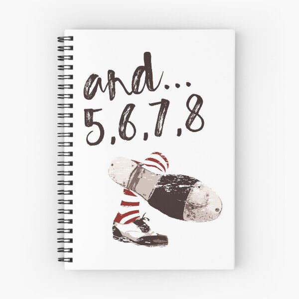 Item preview, and... 5, 6, 7, 8 Dance design in black typography with tap shoes, The best fun gift for any dancer! tap dance art, #tapdanceart, tap fam designed and sold by TAP-DANCE-ART.