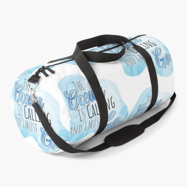 Item preview, The Ocean is Calling and I Must Go - Colorful Blue Text designed and sold by TheMajesticGoat.