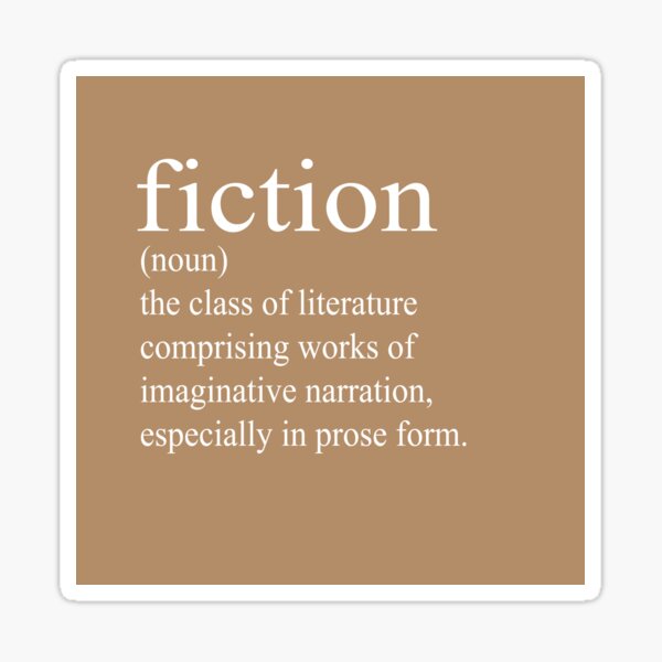 Item preview, Fiction Definition designed and sold by literarydreamrs.