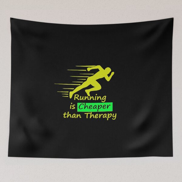 Item preview, Running Is Cheaper Than Therapy designed and sold by salim arougou.