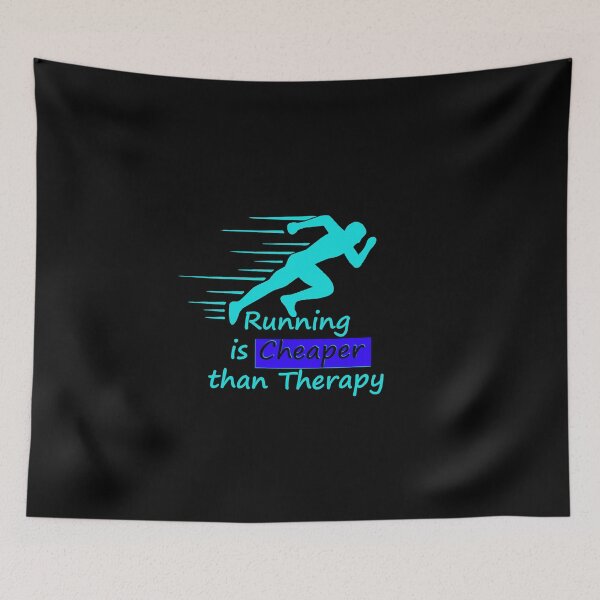 Item preview, Running Is Cheaper Than Therapy designed and sold by salim arougou.