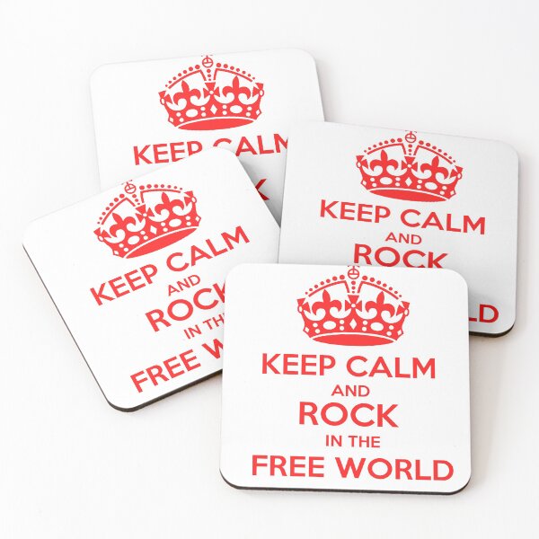 Item preview, Keep Calm And Rock In The Free World designed and sold by Fioranoclthing.