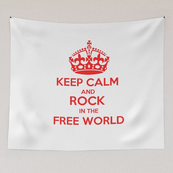 Item preview, Keep Calm And Rock In The Free World designed and sold by Fioranoclthing.