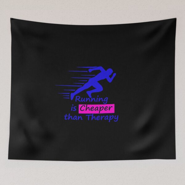 Item preview,  Running Is Cheaper Than Therapy designed and sold by salim arougou.
