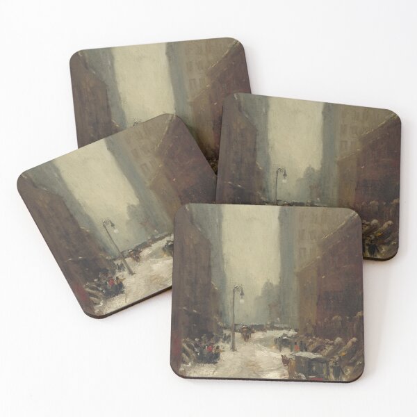 Item preview, ROBERT HENRI -   Snow in New York, 1902 designed and sold by Kerras Kjobed.