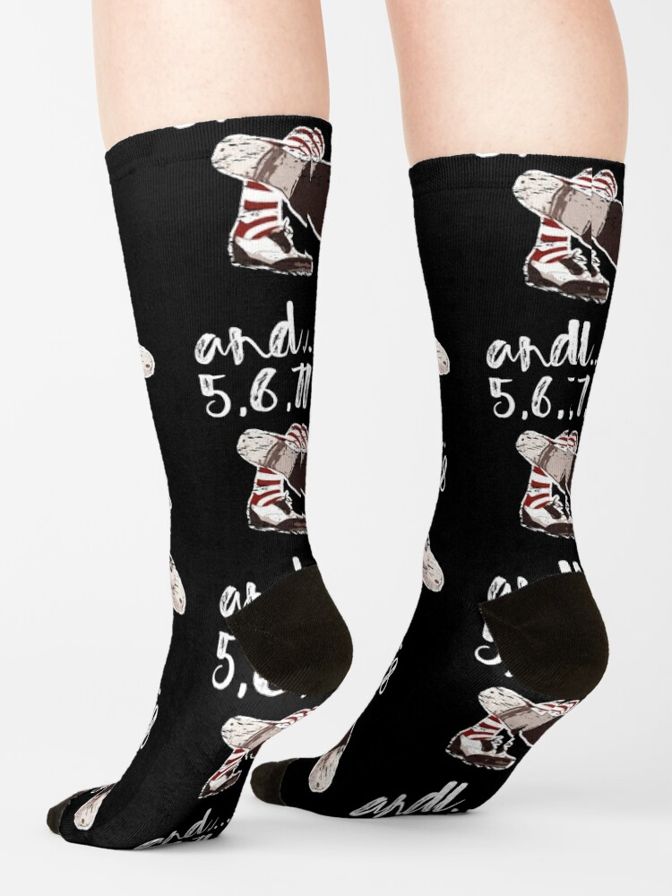 and 5, 6, 7, 8 Dance design with tap shoes, The best fun gift for any  dancer! tap dance art, #tapdanceart, tap fam Socks for Sale by TAP-DANCE-ART