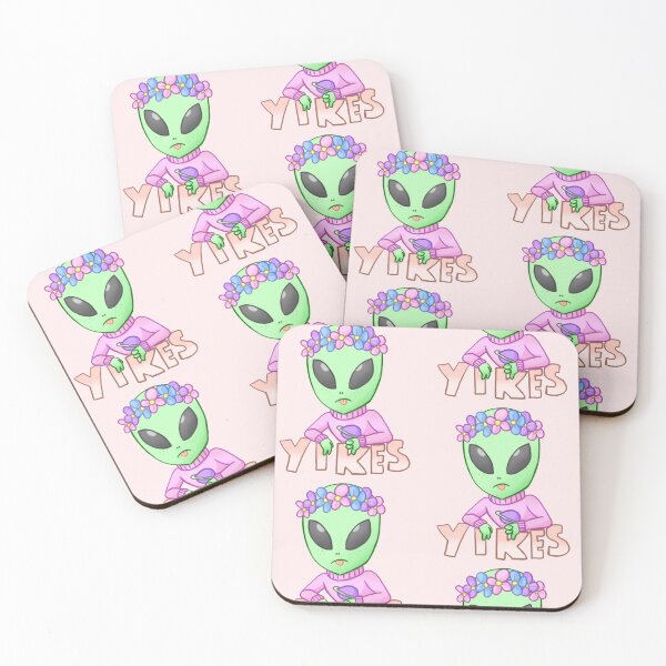Item preview, Pastel Alien: Yikes: Cute Alien: Kawaii Alien designed and sold by warm adornments.