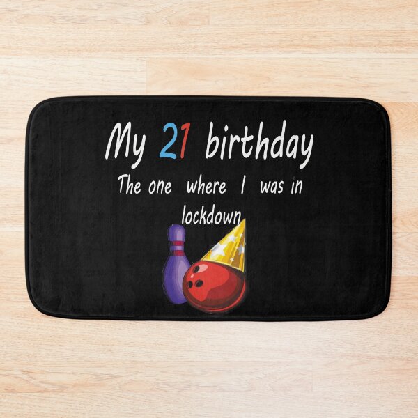 Item preview, Mi 21 cumpleaños - 2021 el que estaba encerrado, camiseta, camiseta de cuarentena personalizada de cumpleaños designed and sold by Eadum.