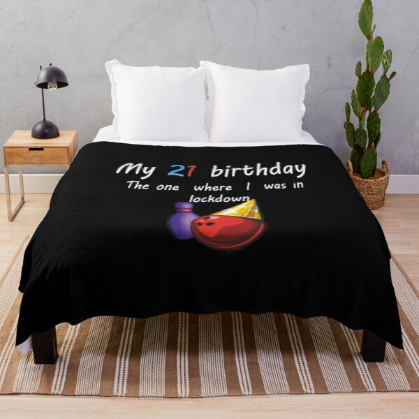 Item preview, My 21-st Birthday - 2021 The One Where I was in lockdown , Shirt ,  Birthday personalised quarantine shirt designed and sold by Eadum.