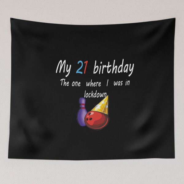 Item preview, Mi 21 cumpleaños - 2021 el que estaba encerrado, camiseta, camiseta de cuarentena personalizada de cumpleaños designed and sold by Eadum.