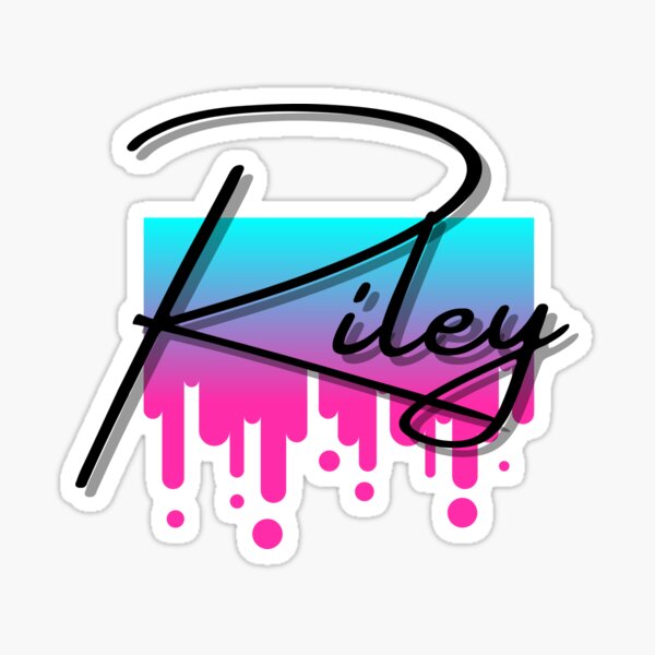 Riley Name Tie Dye Style License Plate Tag Vanity Novelty Metal, UV  Printed