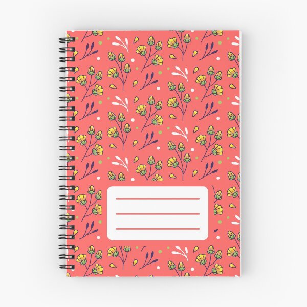 Item preview, Pretty Flowers Pattern Spiral Book with Name Slip (Pretty Flowers Pattern Spiral Notebook with Name Slip) designed and sold by Mushrankhan.