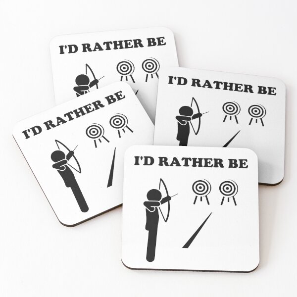 Item preview, I'd Rather Be - Archery designed and sold by GasparArts.