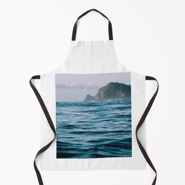 Item preview, Ocean waves with mysterious distant cliffs designed and sold by LeBreab.