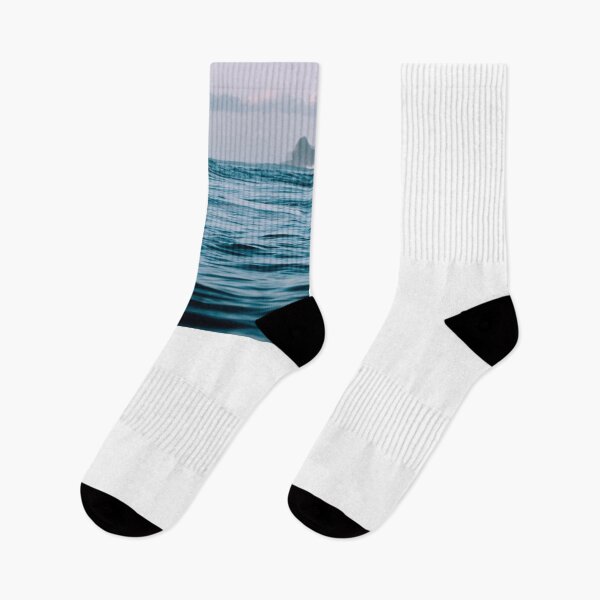 Item preview, Ocean waves with mysterious distant cliffs designed and sold by LeBreab.