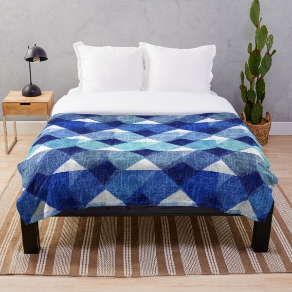 Item preview, Modern Patchwork Quilt Pattern - Topaz designed and sold by TextileInstinct.