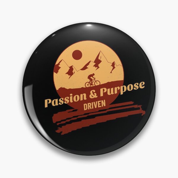 Item preview, "Passion and Purpose Driven" Mountain Biker designed and sold by TatteredFaith.