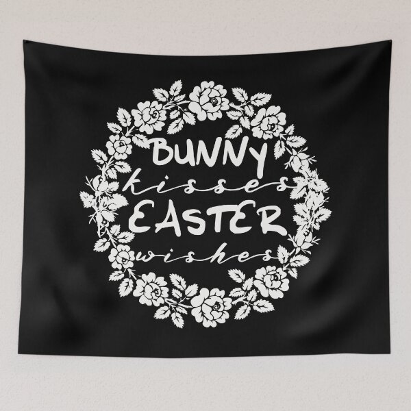Item preview, Bunny kisses easter wishes designed and sold by artsomenautte.