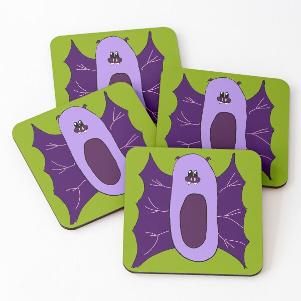 Item preview, cute purple bat drawing designed and sold by lexynlee.