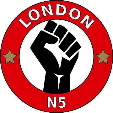 Artwork thumbnail, Arsenal Postcode Fist by Rag-Dog