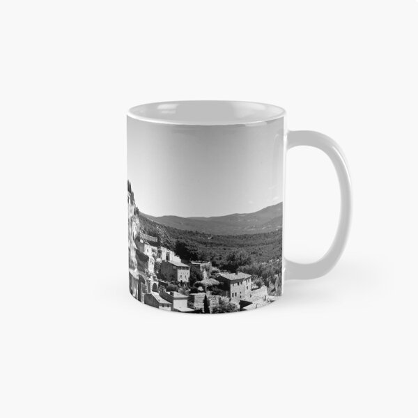 Item preview, Gordes Provence Medieval Village Black and White Photography designed and sold by Hoiho Adventure Shirts.