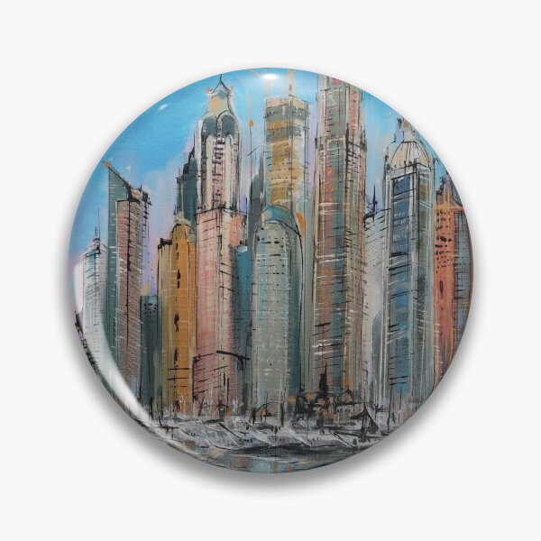 Item preview, Dubai Marina designed and sold by Artbyirina.