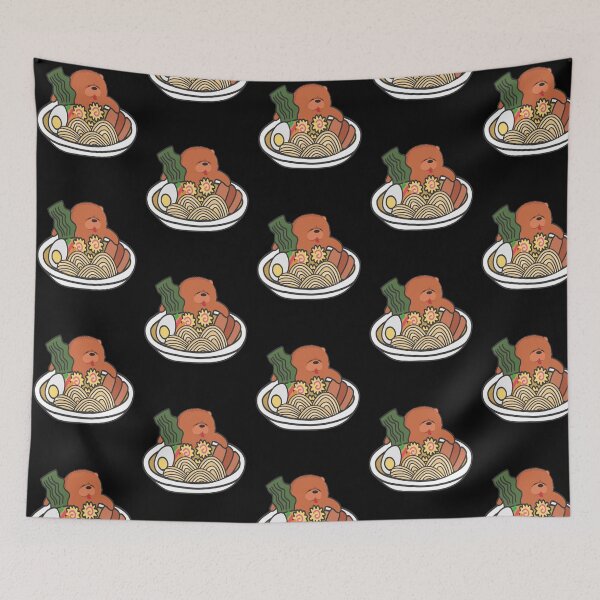 Item preview, Chow Chow Dog eats Japanese Ramen Noodles designed and sold by UpYourSelf.