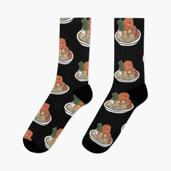 Item preview, Chow Chow Dog eats Japanese Ramen Noodles designed and sold by UpYourSelf.