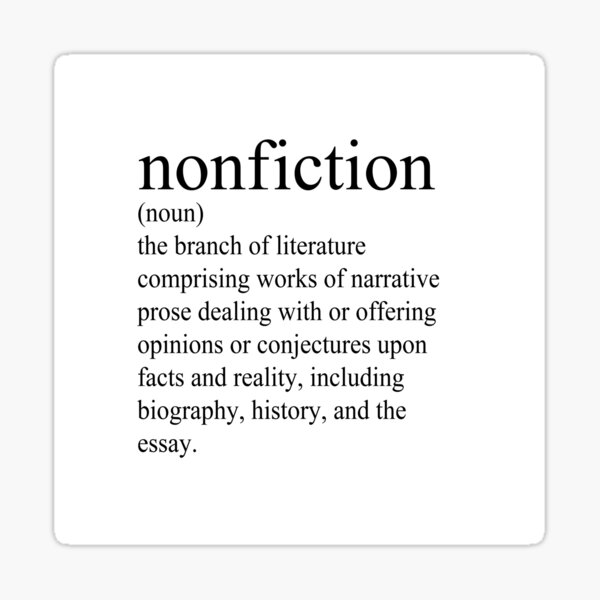 Item preview, Non-Fiction Definition designed and sold by literarydreamrs.