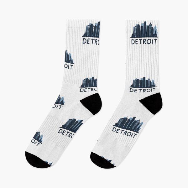Item preview, Detroit City Skyscraper Skylines Vintage Sunset Retro Silhouette designed and sold by Emerg-Apparel.
