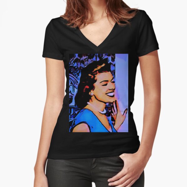 Fitted V-Neck T-Shirt