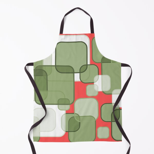Item preview, Retro Square Bubbles - Green and Red designed and sold by Quooki.