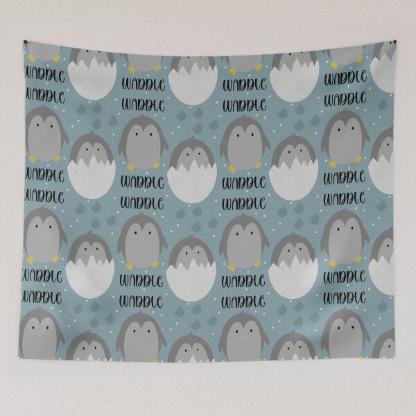 Item preview, Penguin wonderland designed and sold by Oodles of  Doodles.