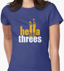 Hella Threes Women's Fitted T-Shirt